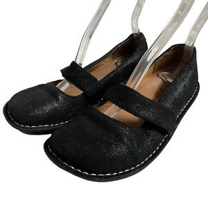 Alegria mary jane shoes clogs black glitter suede 37 Feliz